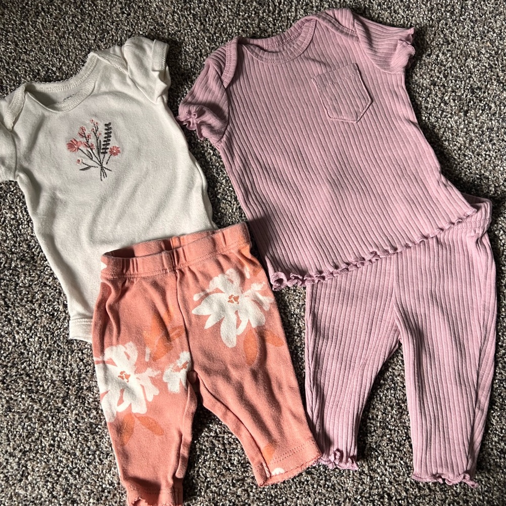 Newborn Girl Outfit Bundle